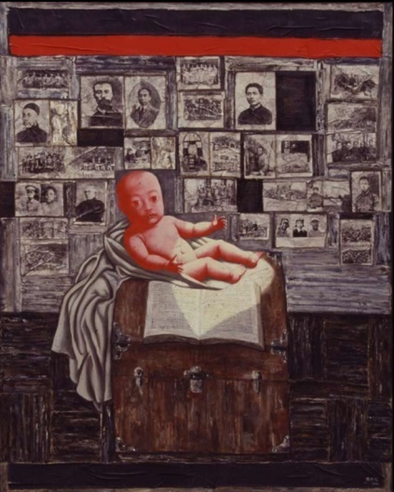 Artwork by Zhang Xiaogang, The Storyteller´s Enchantments (Portfolio of 20), Made of Litography 