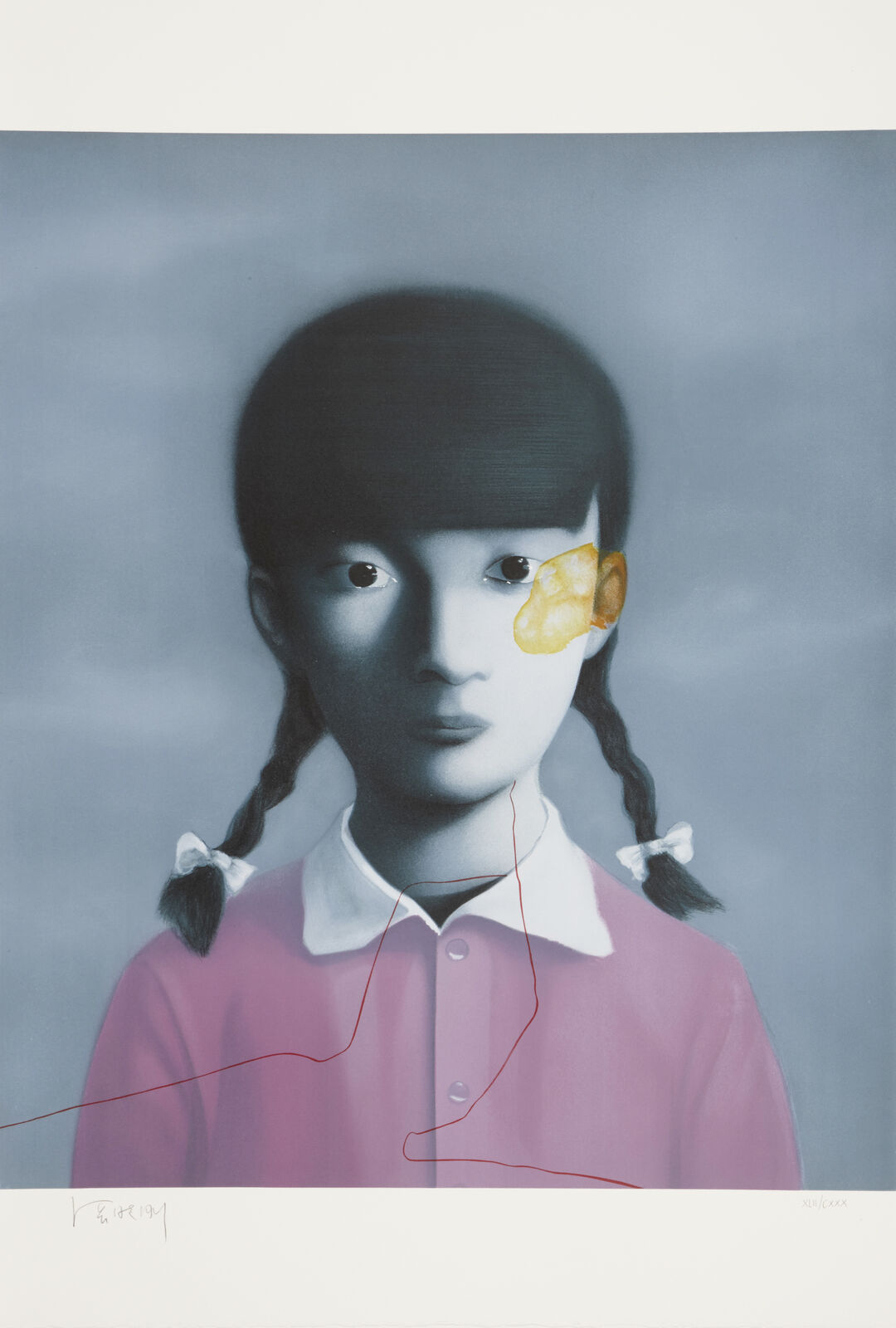 Artwork by Zhang Xiaogang, The Storyteller´s Enchantments (Portfolio of 20), Made of Litography 