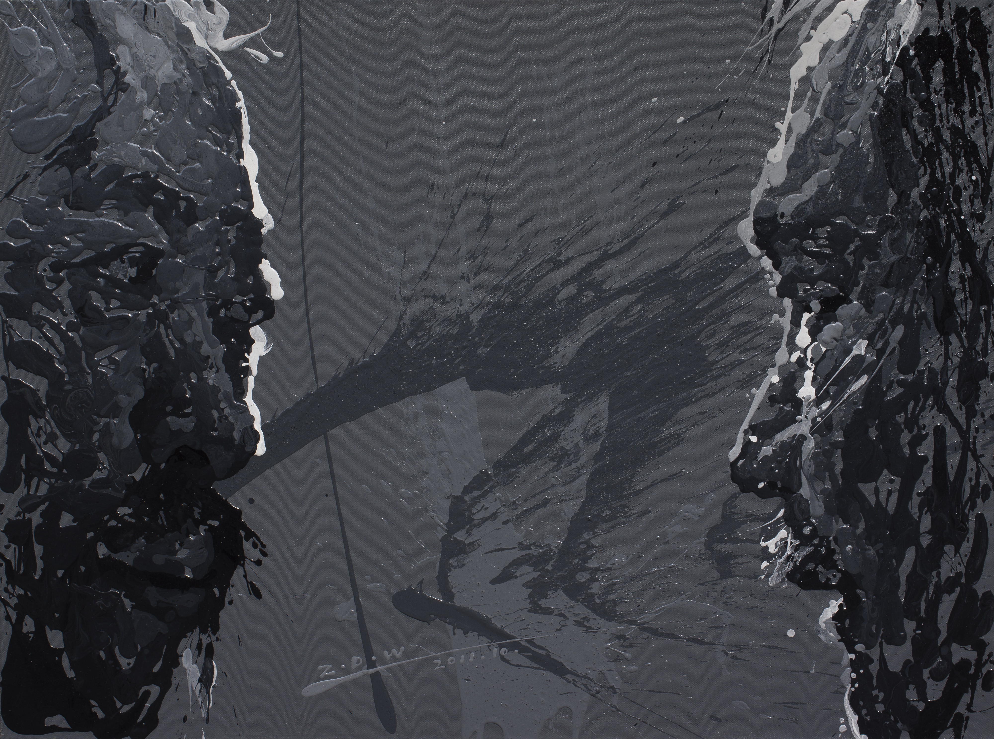 Character Series - Friends 3 by Zhao  De-Wei, 2011