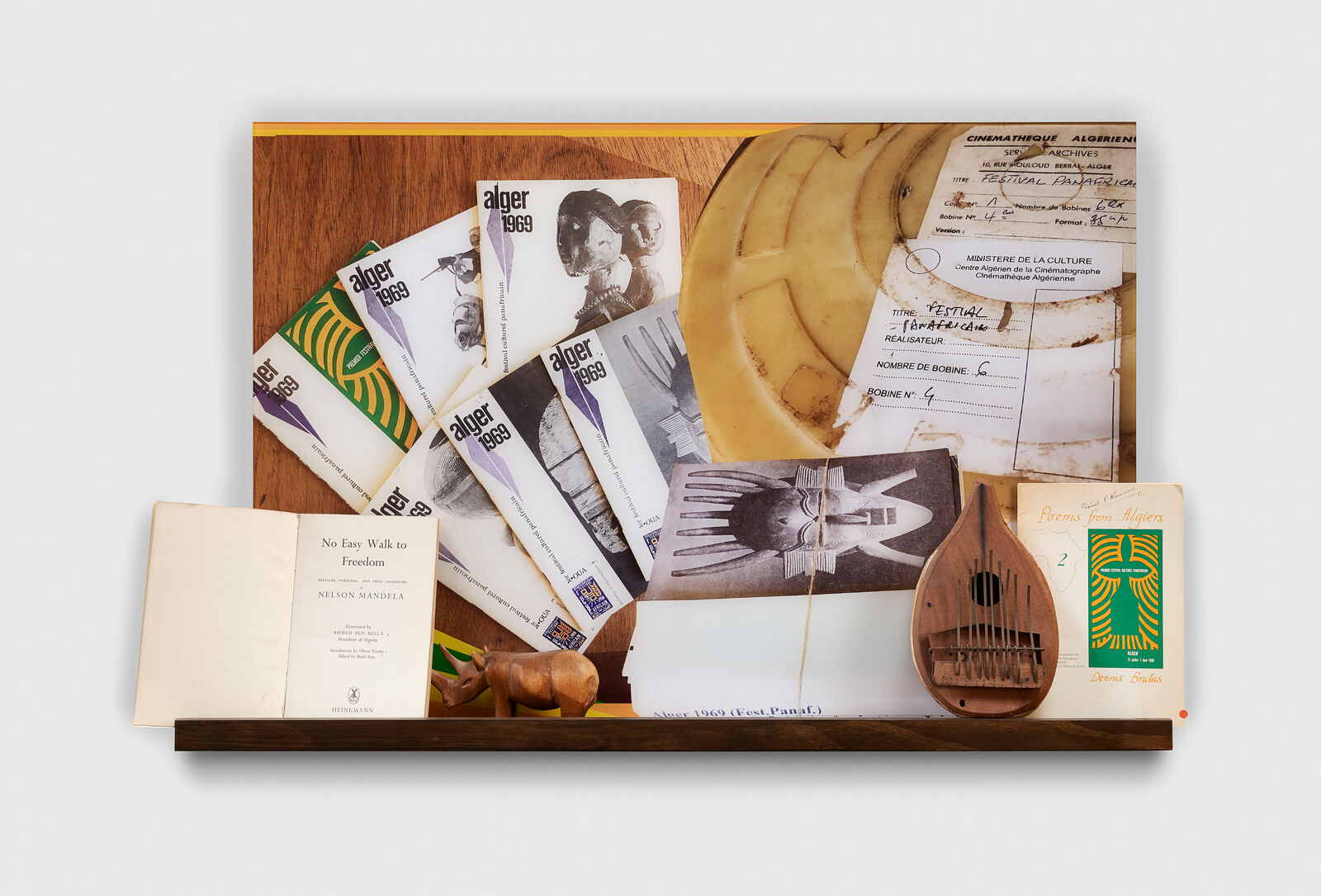 Brochures Festival Panaf (From the series For a Brief Moment the World was on Fire) by Zineb Sedira, 2019