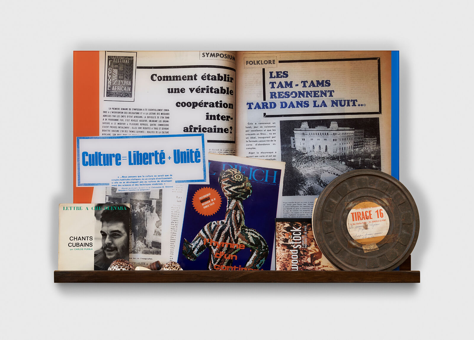 Culture = Liberte + Unite (From the series For a Brief Moment the World was on Fire) by Zineb Sedira, 2019