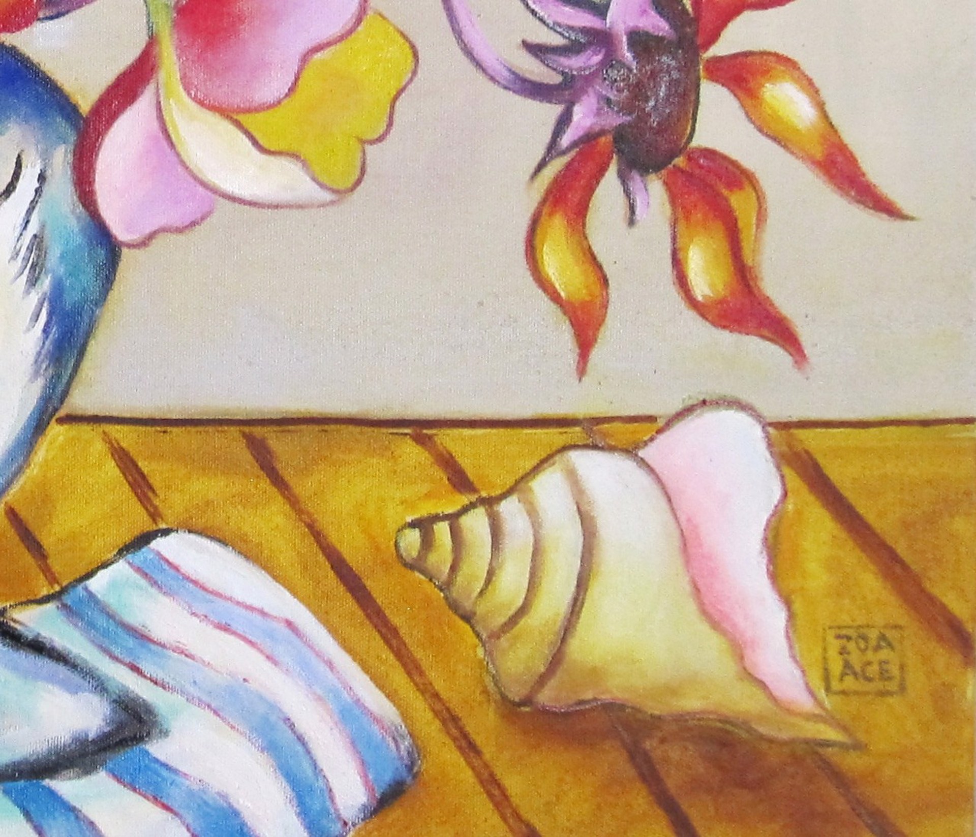 Still Life with Swan Vase