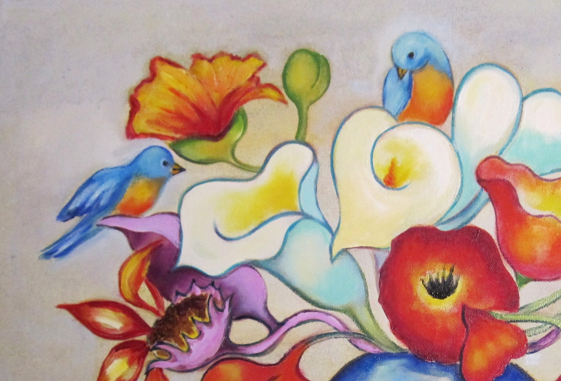Still Life with Swan Vase