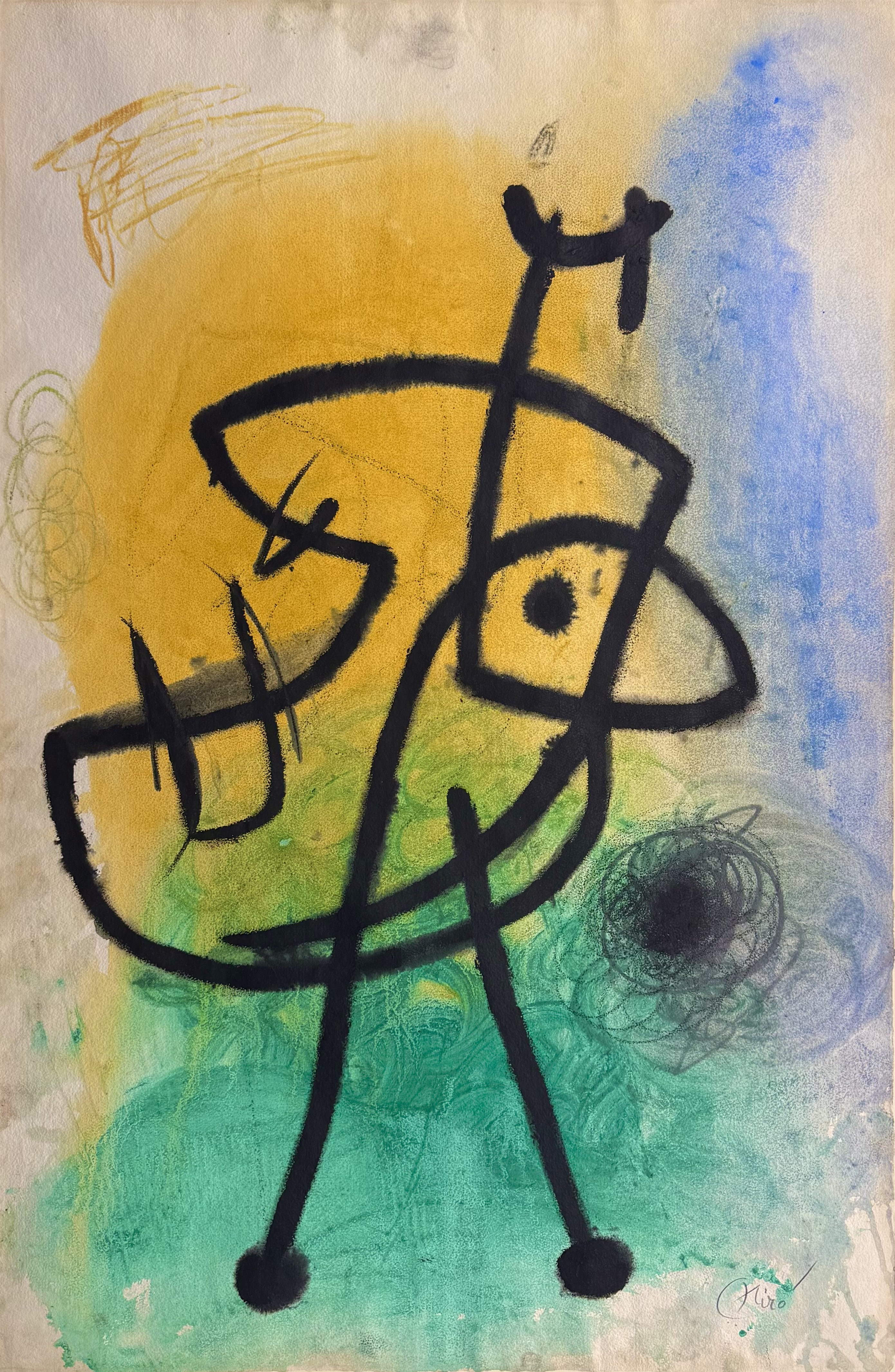 Personnage, oiseau III by Joan Miró, 1973