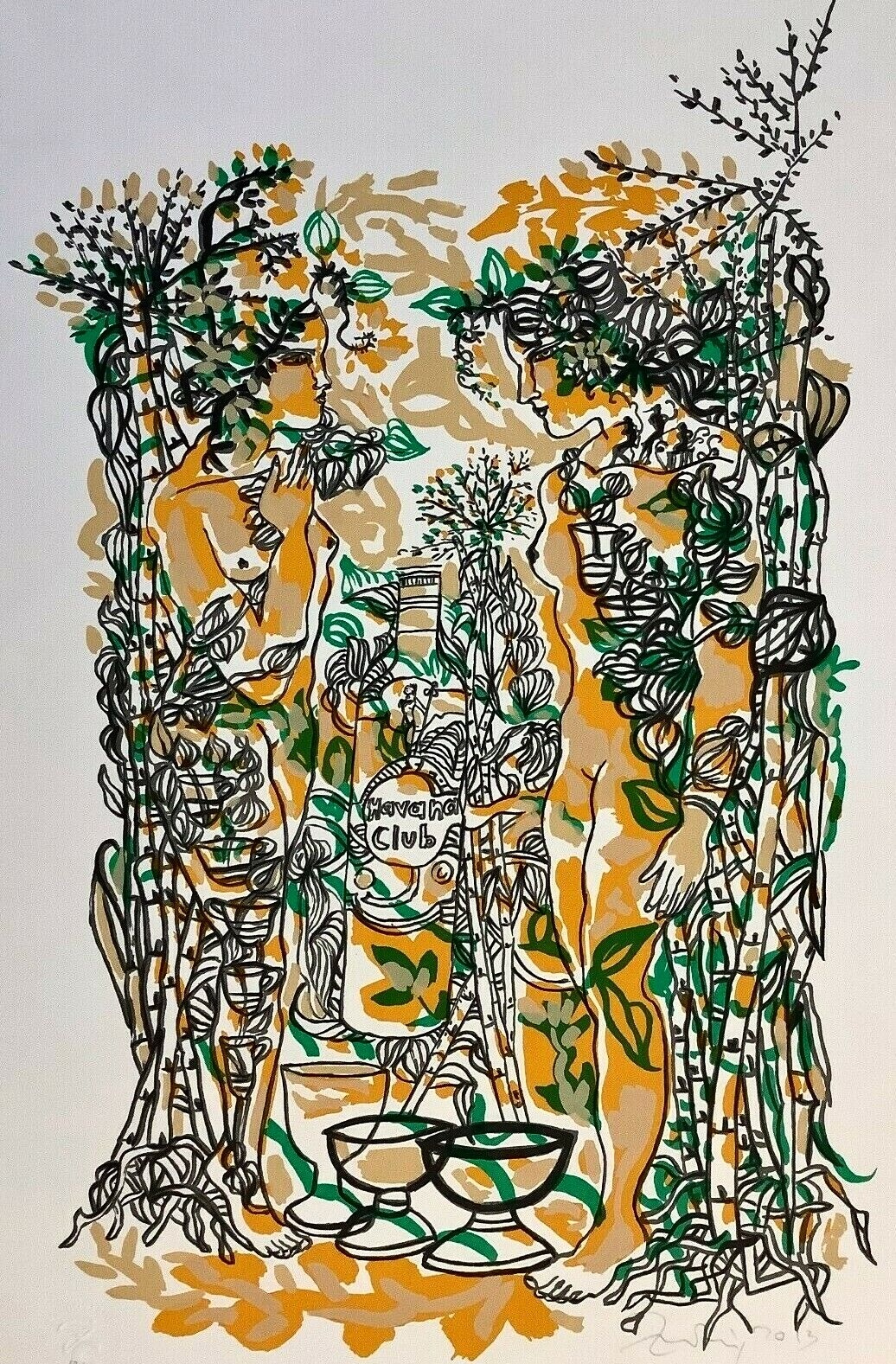 Formas en oro by Zaida del Rio, 2013