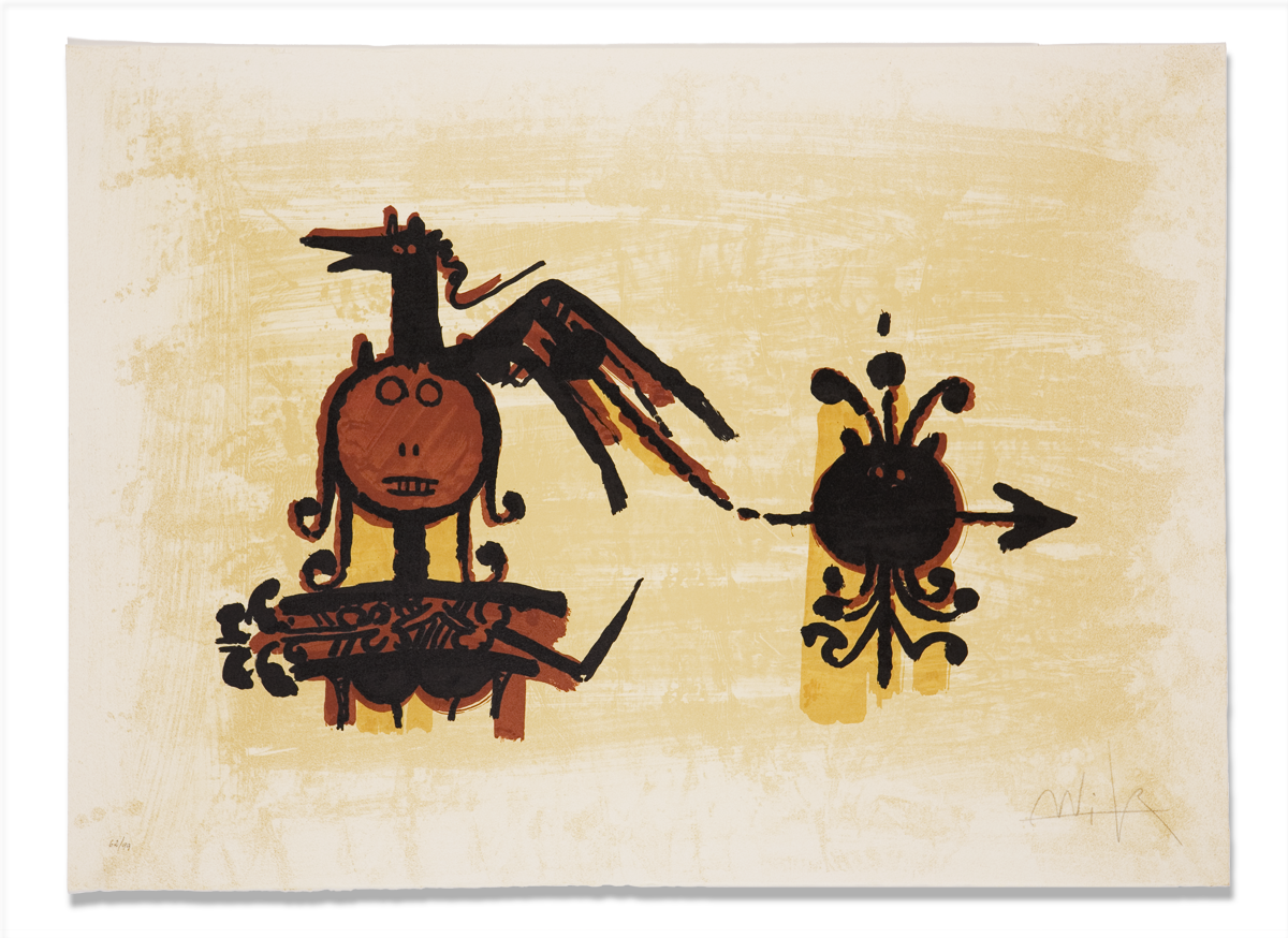 El Ultimo Viaje del Buque Fantasma by Wifredo Lam, 1976