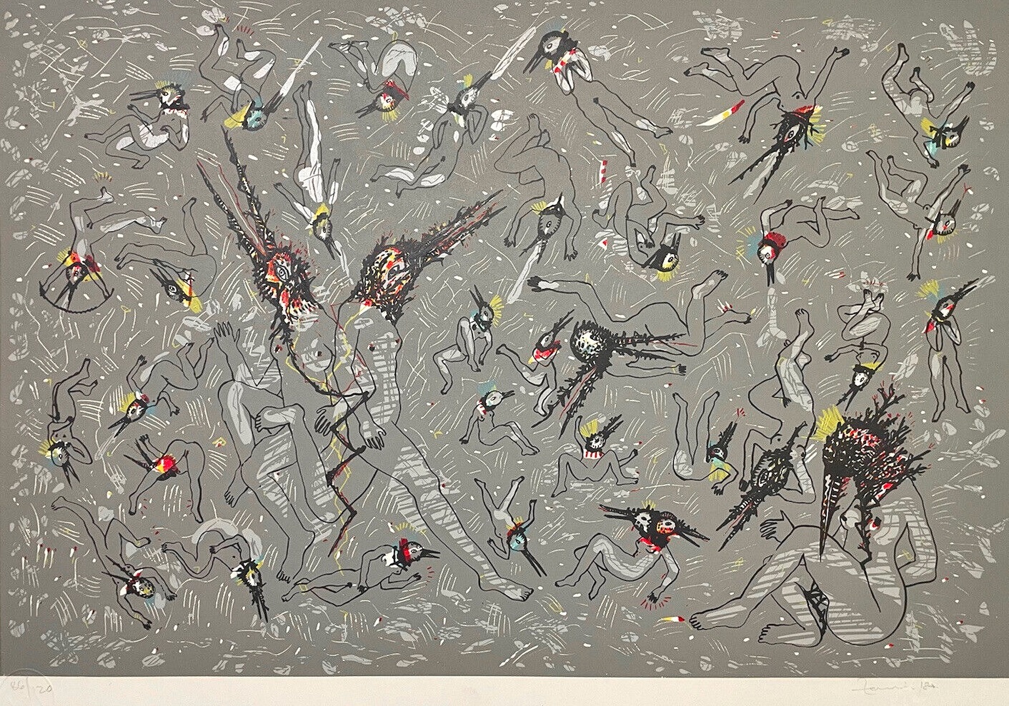 Pajaros y personas by Zaida del Rio, 1989