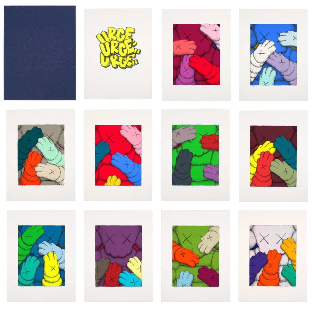 URGE (Portfolio set of 10 prints + 1 bonus print) by KAWS, 2020