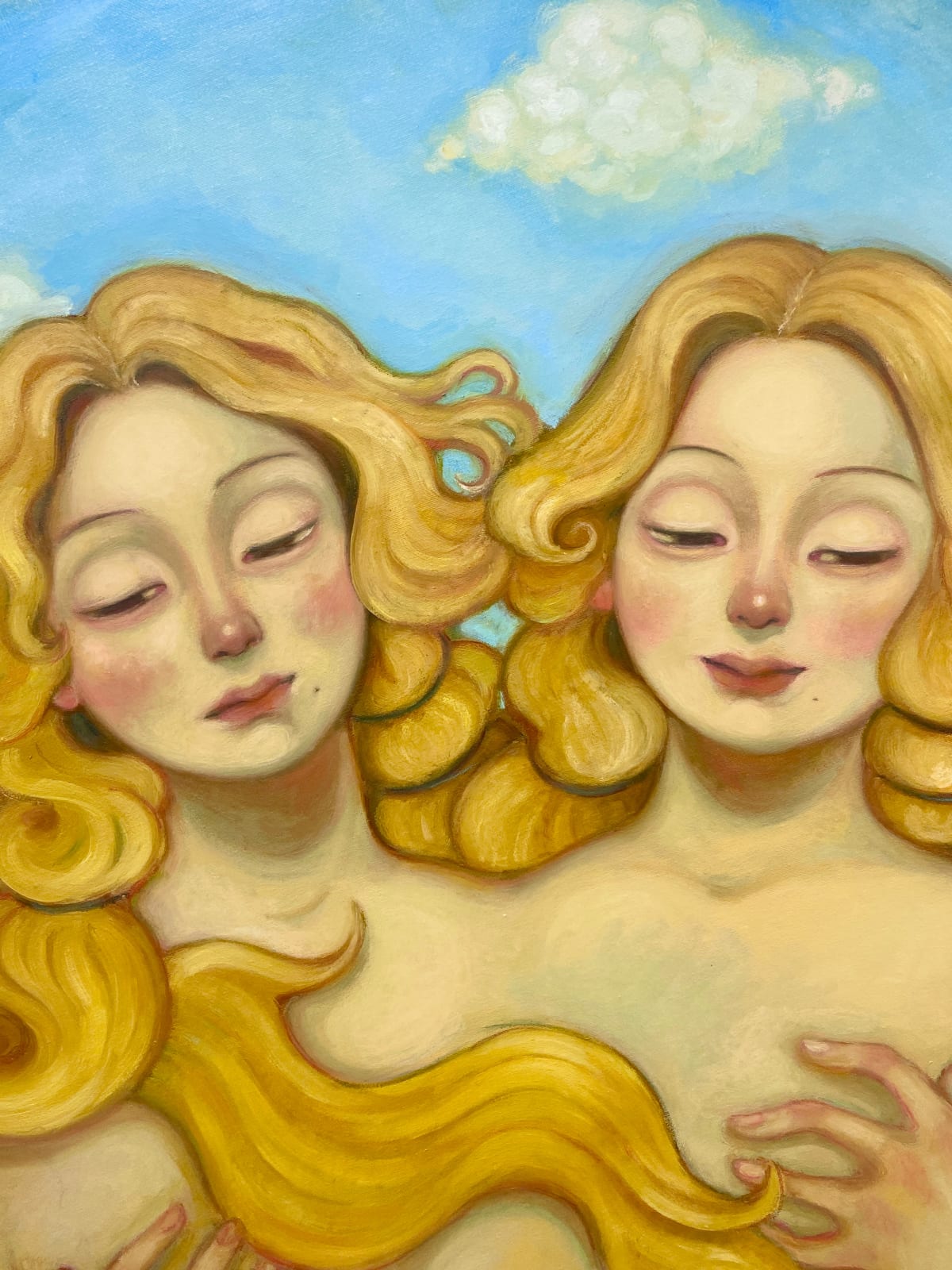 Artwork by Nadia  Da Silva, Venus in Gemini, Made of Oil on canvas 