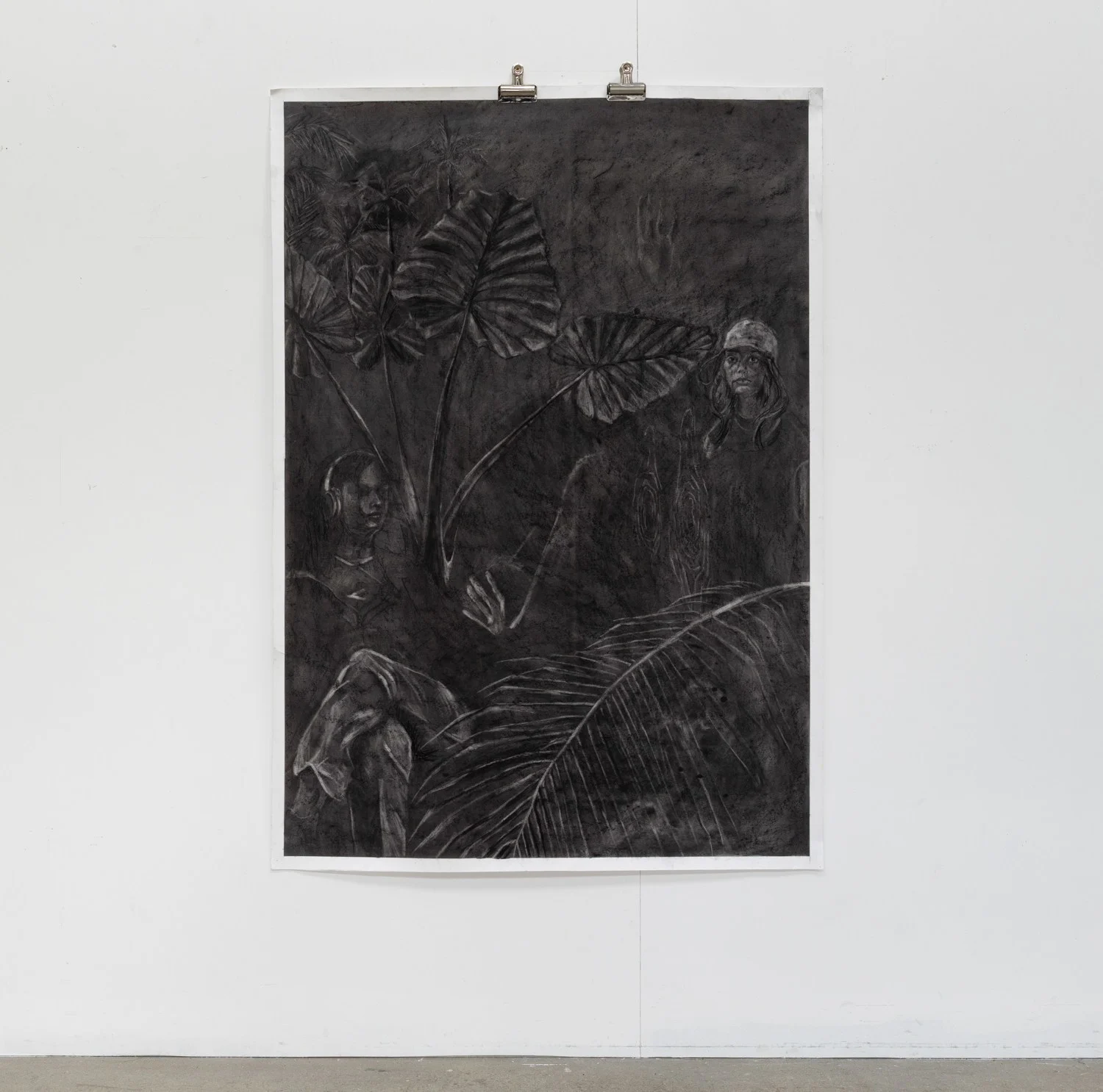 Artwork by Zoë  Wilkinson, I dreamt of woodgrain, Made of Charcoal on paper 