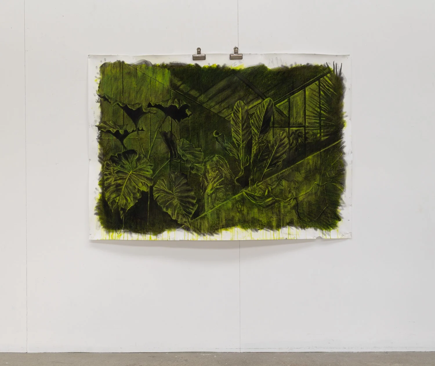 Artwork by Zoë  Wilkinson, Enter ghost, Made of Handmade charcoal and acrylic on paper 