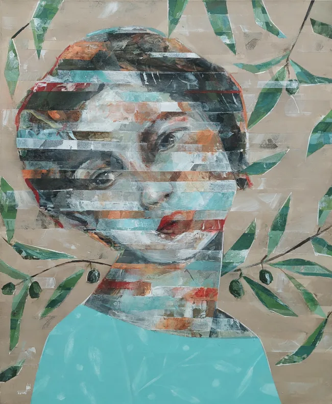 Blooming contemplation by Besher Koushaji , 2024/2025