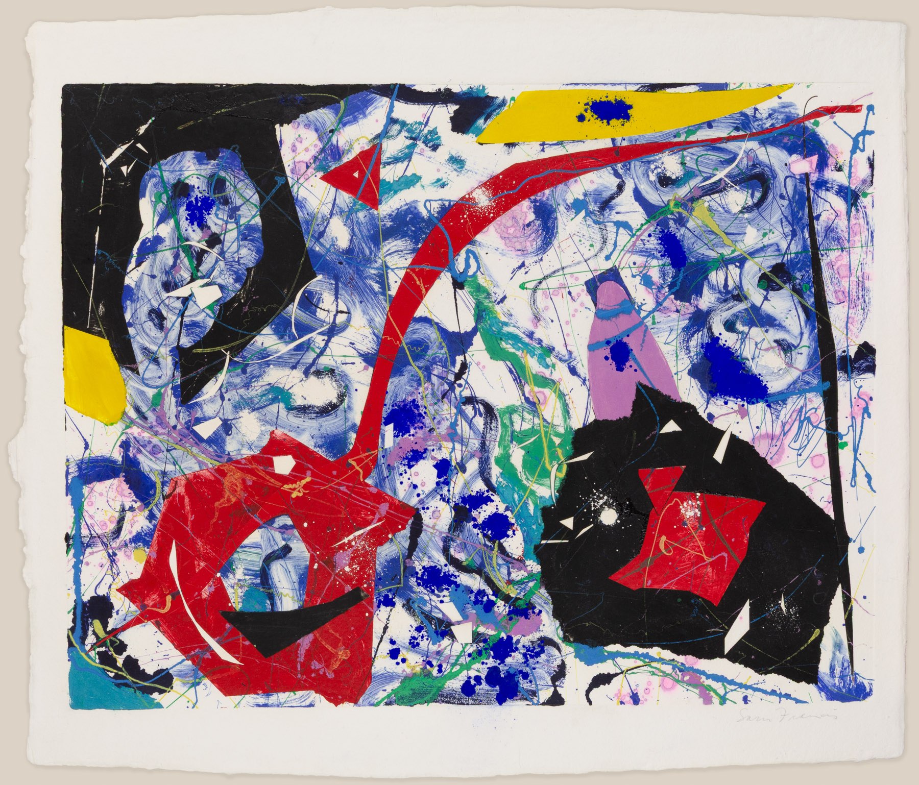 Petallic (SFM85-008) by Sam Francis, 1985